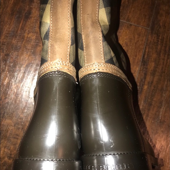 Burberry Rain boots housecheck 39 BROWN - Picture 5 of 10